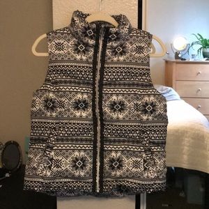 Lands End puffer vest